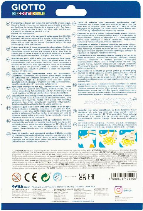 Produktbild Giotto Textilstift (12x)