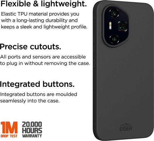 Immagine prodotto Eiger flexibles TPU-Case Grip Case GRS black (Samsung F400)