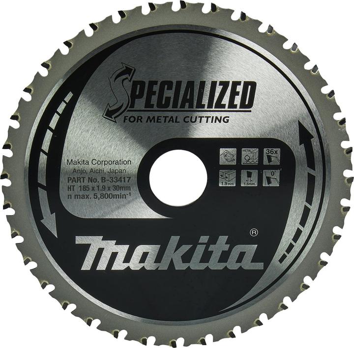 Produktbild Makita SPECIALIZED Sägeb.185x30x36Z