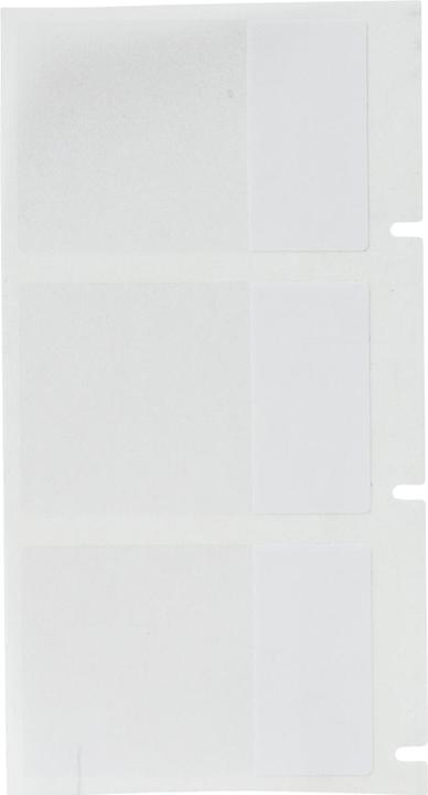 Productafbeelding Brady M7-31-427, vinyl, zelflaminerend, wit/transparant, mat, 25,40 x 12,70(38,10) mm, voor Ka (4.60 cm)