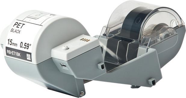 Immagine prodotto Inkadoo Brother RB-ET1BK Nastro DirectLabel Nero 15 mm Nero Brother Tape Creator 50 mm (1.50 cm, Nero)