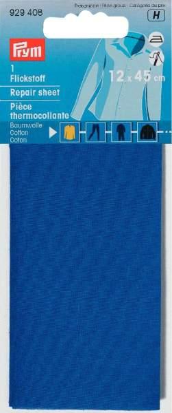 Produktbild Prym Flickstoff, mittelblau 12 x 45 cm, Karte, aufbügelbar, 100 % CO (1 x)