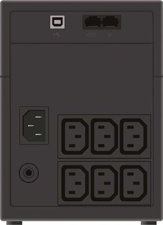 Produktbild Powerwalker VI 1200 SHL IEC USV (1200 VA, 600 W, Line-Interaktiv USV)