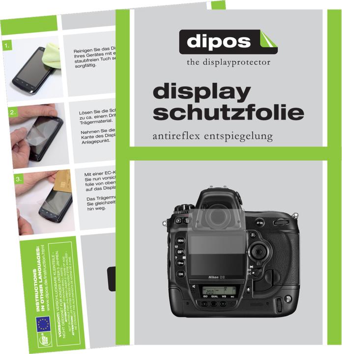 Dipos Displayschutzfolie Antireflex (Displayschutz, Nikon D3)