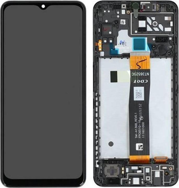 Actual product image Samsung Galaxy A04s LCD display - Black (Display, Samsung Galaxy A04S)