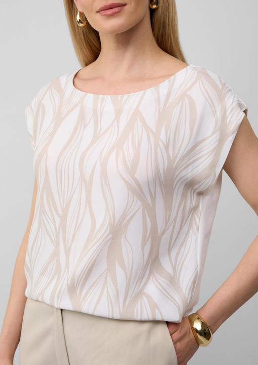 Actual product image S.Oliver T-Shirt Ärmelloses Blusenshirt mit Frontprint (48)