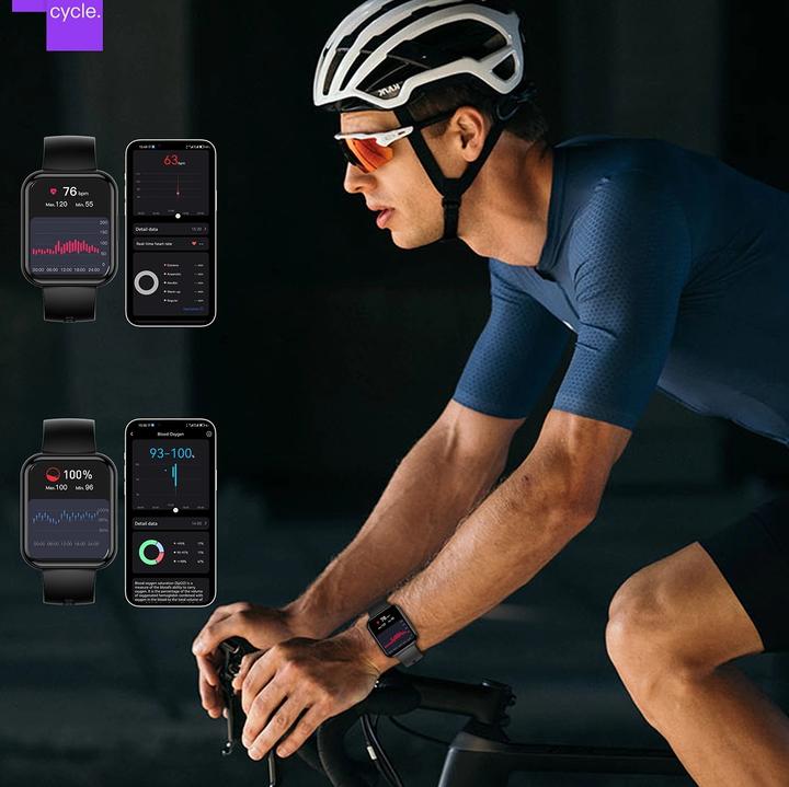 Produktbild Choetech WT001 smartwatch with IP67 call answering function - black