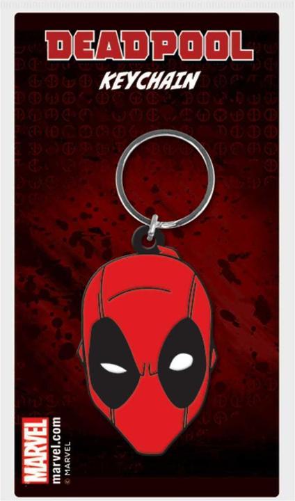 Actual product image Deadpool Keychain Face