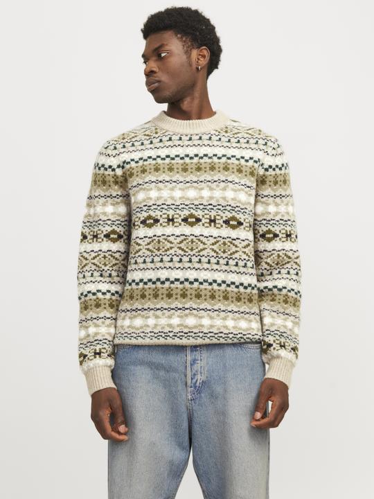 Produktbild Jack & Jones All Over Print Strickpullover Strickpullover (S)