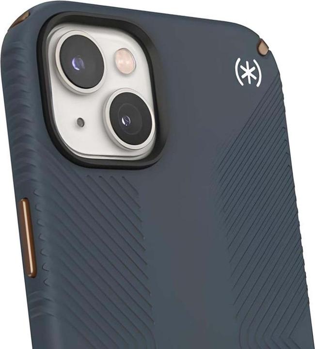 Produktbild speck Presidio2 Grip – Rutschfeste iPhone 15 Plus/14 Plus Hülle (Anthrazit/Cool Bronze/Schiefer) (Apple iPhone 14 Plus, Apple iPhone 15 Plus)