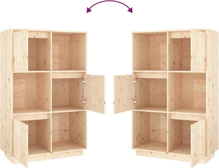 Image du produit vidaXL Highboard (74 x 35 x 117 cm)