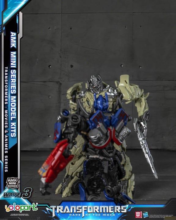 Actual product image Yolopark Transformers Generation One figurine Plastic Model Kit AMK Mini Series Wave 3 Optimus Prime TF 3 11