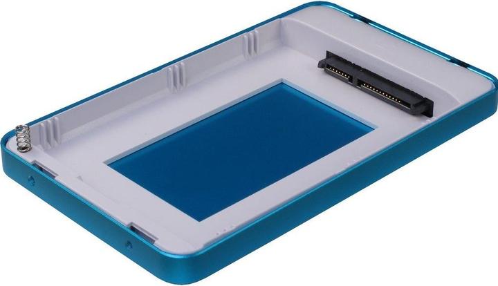 Produktbild Intertech ARGUS GD25609 2,5 USB C - blau HDD-Gehauese fuer 1x 2,5 Zoll Sata I II III 4TB Max 9.5 cm Dicke M... (2.5")