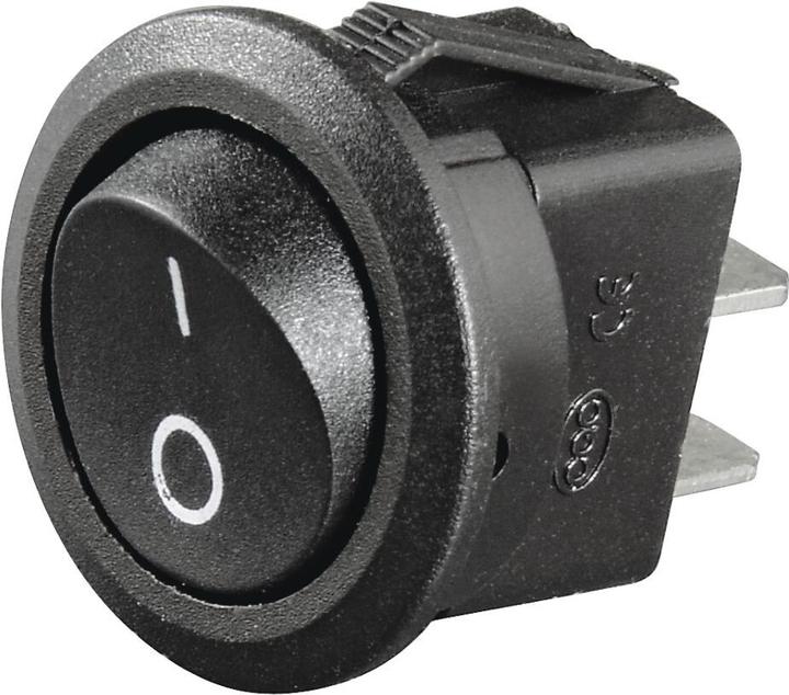 Immagine prodotto Hama Interruttore per auto, rotondo, a bilanciere, 10 A/12 V, nero