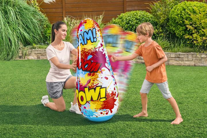 Actual product image Bestway Comic Blast Kids Inflatable Bop Bag