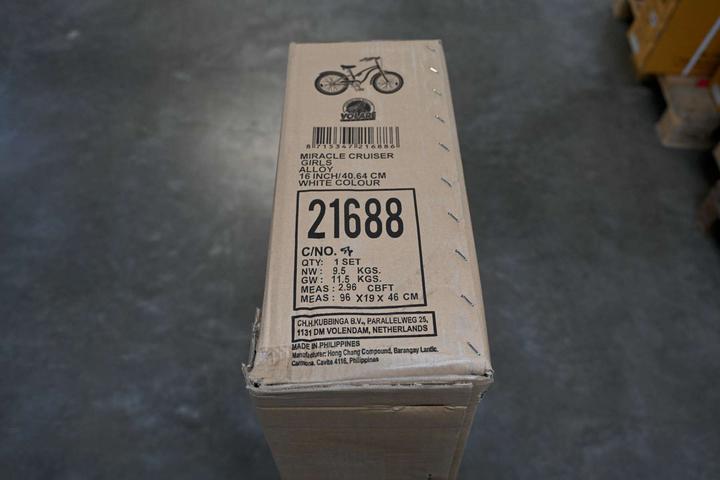 Produktbild Volare Miracle Cruiser Kinderfiets - Meisjes - 16 inch - Wit - Prime Collection (16")