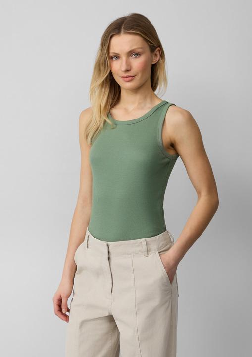Produktbild s.Oliver T-Shirt Elastisches Top mit Rippstruktur (46)