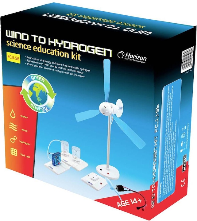 Productafbeelding Horizon Educatief FCJJ-56 Wind naar Waterstof Science Kit Brandstofcel, Windenergie Experiment