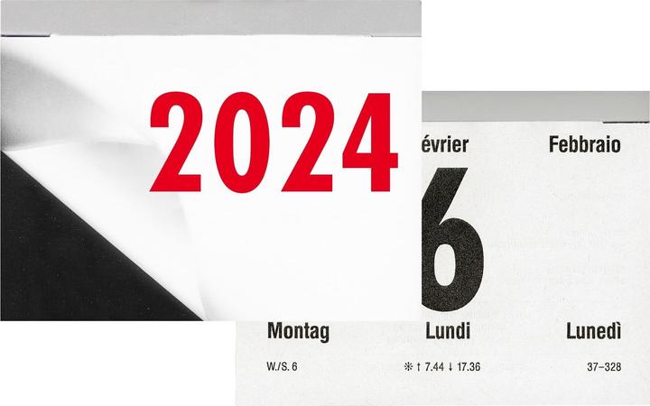 Produktbild Biella Abreisskalender (8 x 11 cm, Kein Einband, Englisch, Deutsch, Französisch, Italienisch)