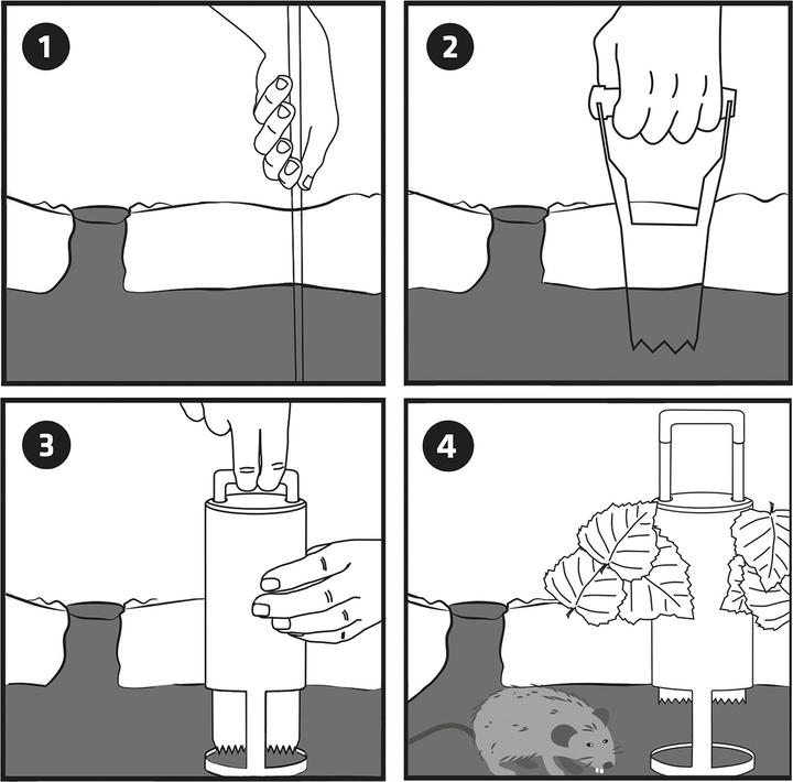 Produktbild Gardigo Wühlmausfalle All In 4er Set