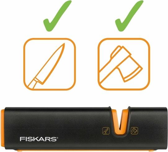 Actual product image Fiskars Axe and knife sharpener