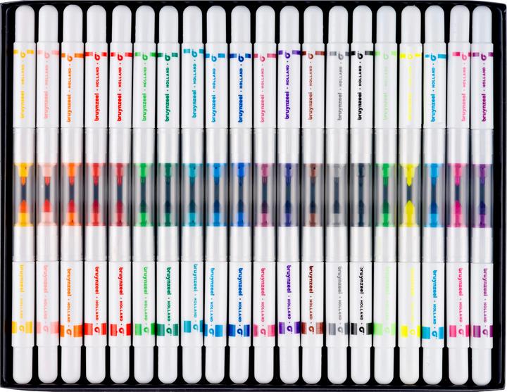 Actual product image Bruynzeel Felt Tips Twin Point 20 Pcs. 5+ (Multinational, 20 x)