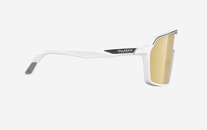 Actual product image Rudy Project Spinshield glasses (White Matt, Multilaser Gold)