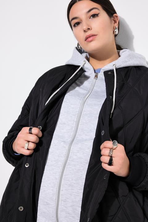 Produktbild Studio Untold Steppmantel, Straight Shape, Hoodie-Einsatz (42, 44)