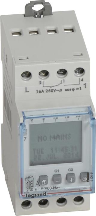 Produktbild Legrand AlphaRex³ D22 digitale Wochenzeitschaltuhr
