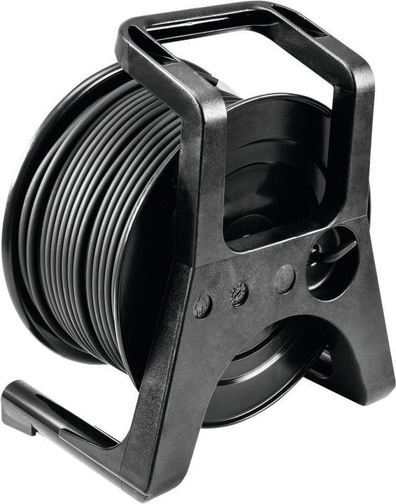Image du produit Psso Enrouleur de câble DMX XLR 50m sw Neutrik 2x0,22 (50 m, 0.44 mm²² mm)