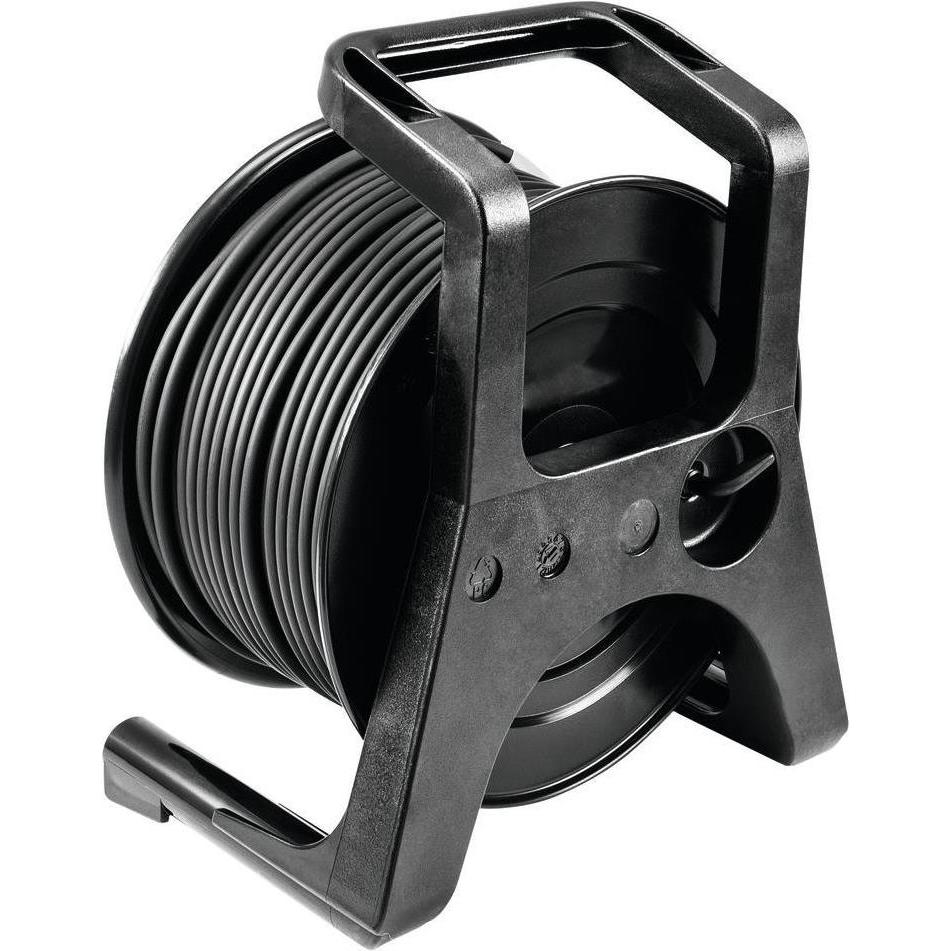 Thumbnail - Psso, Kabelrolle, DMX Kabeltrommel XLR 50m sw Neutrik 2x0,22 (50 m, 0.44 mm²)