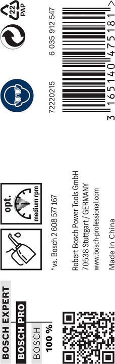 Actual product image Bosch Professional Zubehör PRO Metal HSS-G twist drill, 8.7 x 81 x 125 mm (8.7 mm)