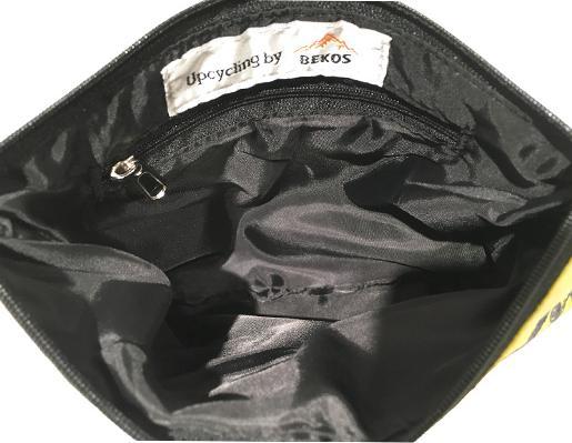 Produktbild Bekos Upcycling - Universal- Tasche aus recycelten Fischfuttersäcke gelb