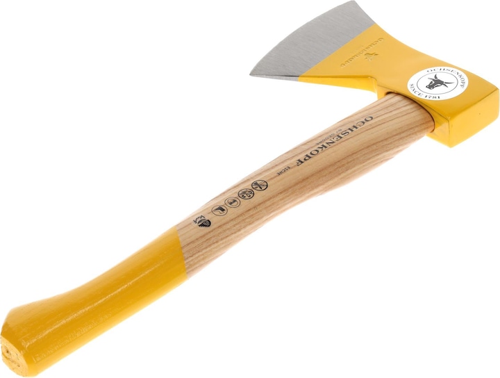 Immagine prodotto Ochsenkopf Ascia forestale, Bordo lucido, Robusto legno di frassino, 38 cm, 1,1 kg