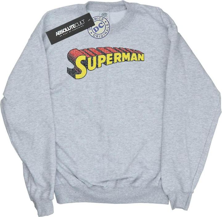 Image du produit - Sweat SUPERMAN TELESCOPIC CRACKLE LOGO - Homme (L)
