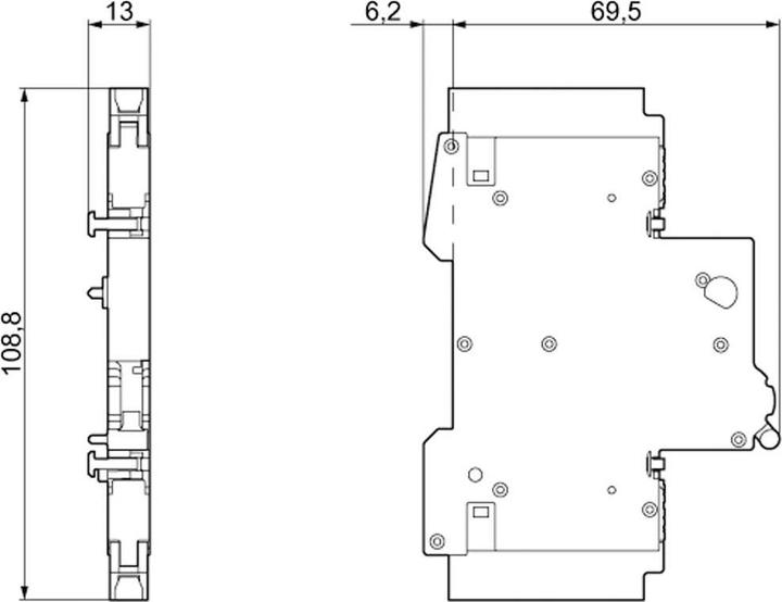 Actual product image Siemens Fault signal switchesÖ for miniature circuit breakers according to UL 48