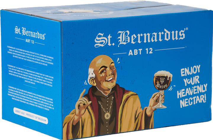 Actual product image St. Bernardus Very fruity aroma. It holds a perfect balance between bitter and sweet. (24 x 33 cl)
