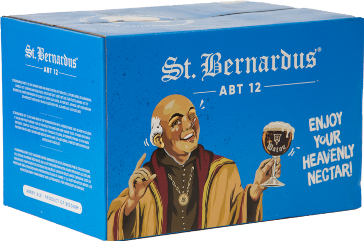 Actual product image St. Bernardus Very fruity aroma. It holds a perfect balance between bitter and sweet. (24 x 33 cl)