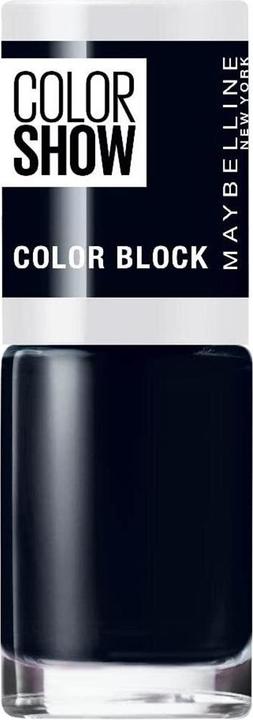 Actual product image Maybelline New York Maybelline Color Show Color Block Nail Polish No. 487 Blue Blocks 7 ml (Colour paint)