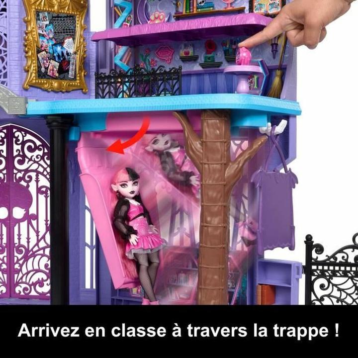 Actual product image Monster High Haunted High School Playset