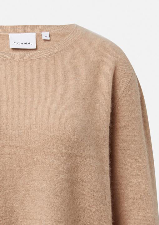 Produktbild Comma Strickpullover Gebürsteter Strickpullover im Relaxed Fit (44)