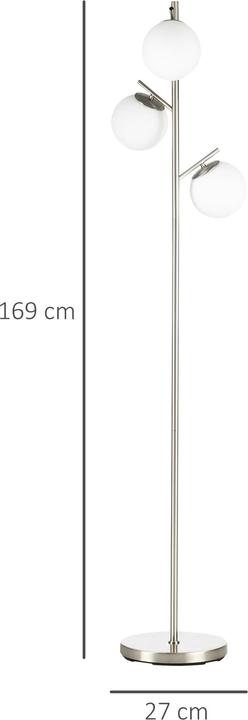 Immagine prodotto Swisshandel24 Lampada da terra, lampada da terra, lampada da terra da 40 W con attacco E27, lampada da terra con (E27)