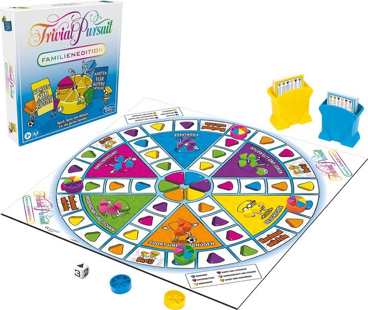 Actual product image Hasbro Gaming Trivial Pursuit Family Edition (German, 2 - 6 Players)