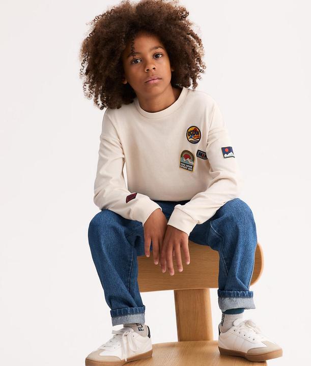 Produktbild La Redoute Collections Langarmshirt mit Patches (164)