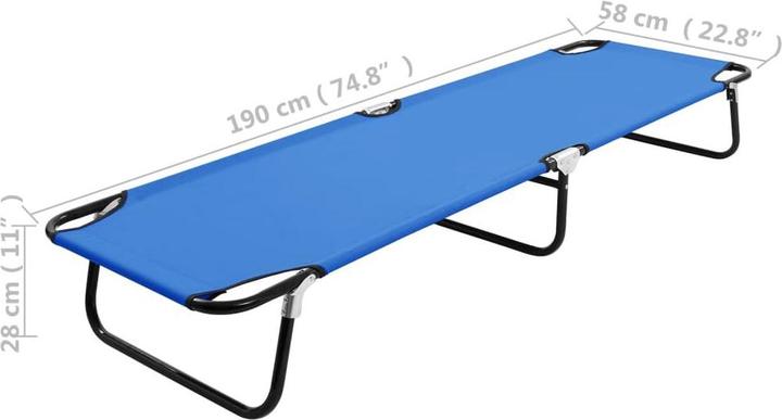 Produktbild vidaXL Sonnenliege (190 cm)