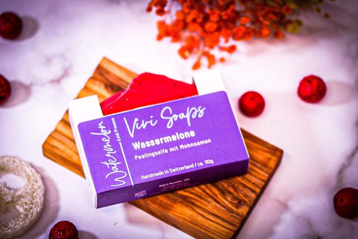 Immagine prodotto Vivi Soaps Sapone peeling all'anguria (Sapone esfoliante, Sapone duro)