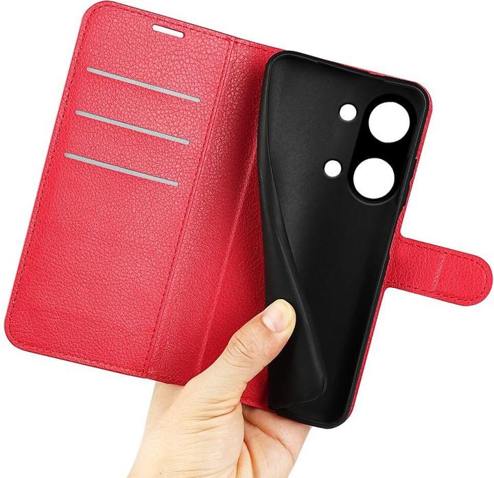 Image du produit Cover-Discount OnePlus Nord 3 - Étui en cuir rouge (OnePlus Nord 3)