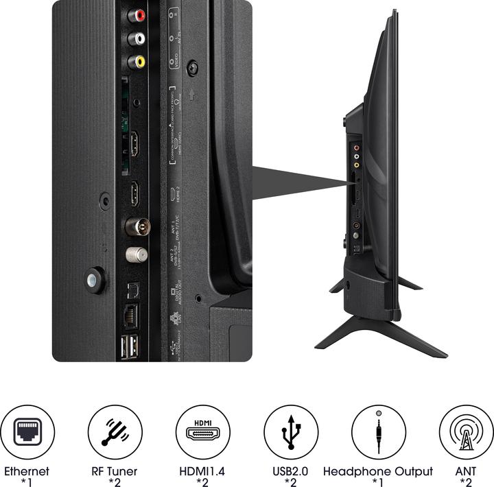 Image du produit Hisense TV 32A4K (32", LCD, HD ready, 2022)