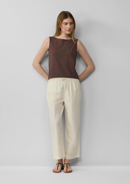 Produktbild S.Oliver T-Shirt Top aus Baumwollmix mit U-Boot-Ausschnitt (48)