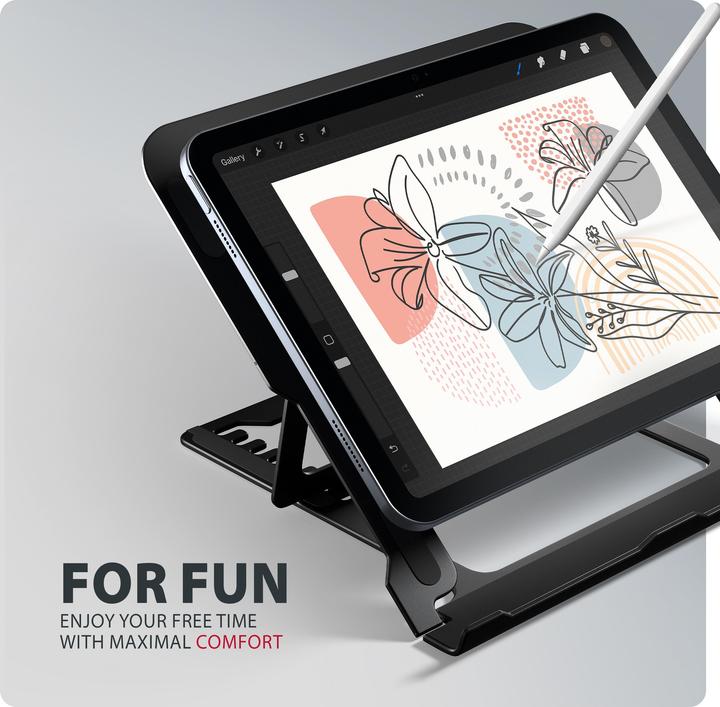 Produktbild Axagon STND-LAB Ständer für Laptops und Tablets Schwarz